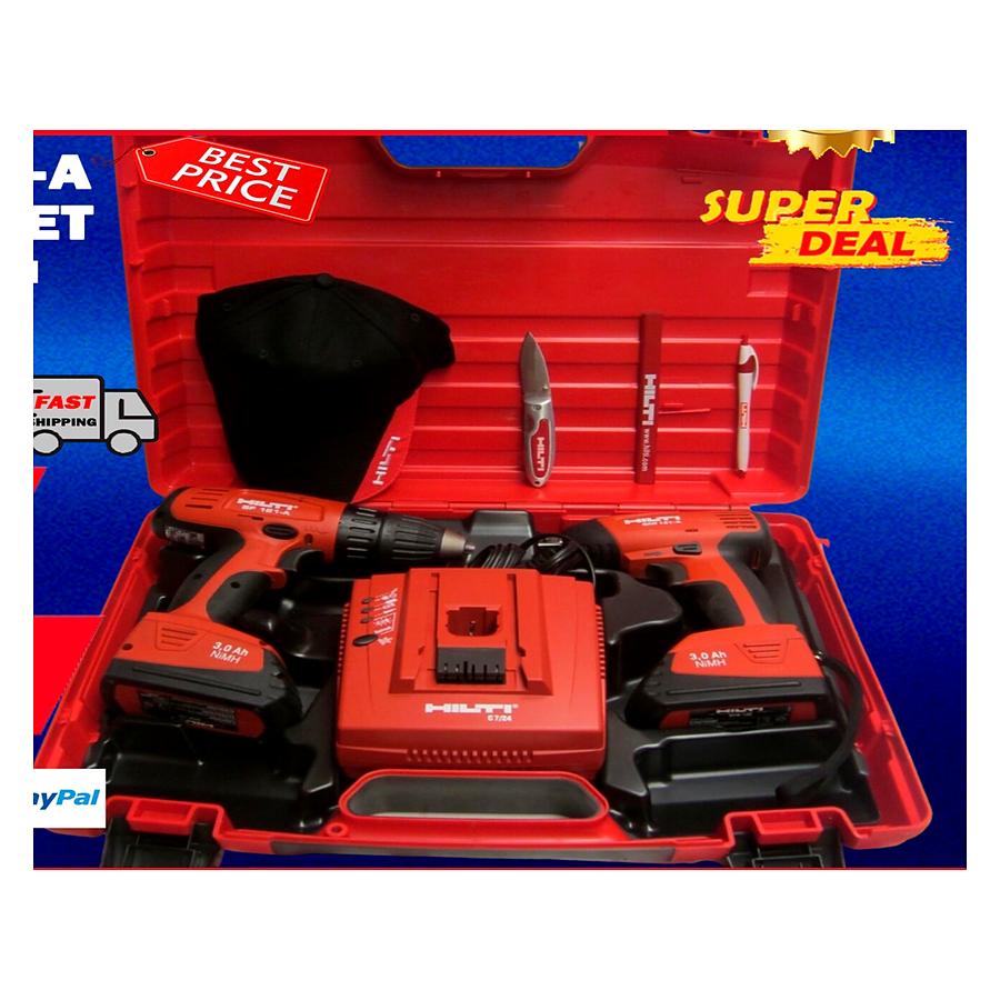 HILTI SF 121-A AND SIW 121-A SET, GREAT CONDITION, W/ FREE EXTRAS