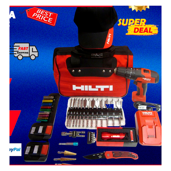 HILTI SF 2H-A DRILL COMPLETE, NEWEST MODEL, FREE EXTRAS, DURABLE
