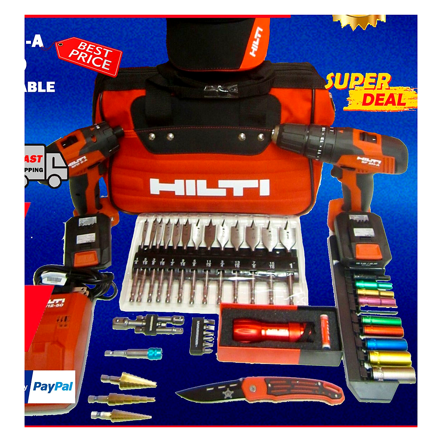 HILTI SFD & SF 2H-A DRILL COMBO, NEWEST MODEL, DURABLE, FREE EXTRAS