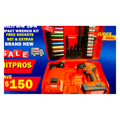 HILTI SID 144-A IMPACT DRIVER, PREOWNED, FREE BITS & EXTRAS/DURABLE