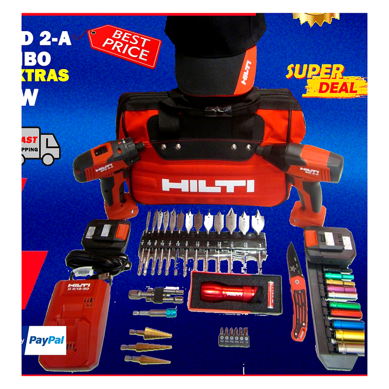 HILTI SID & SFD 2-A DRIVER COMBO, BRAND NEW, TONS OF FREE EXTRAS