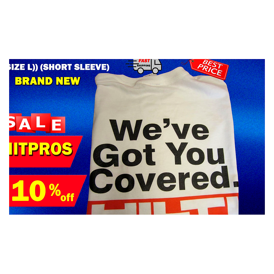 HILTI T-SHIRT ((SIZE L)) (SHORT SLEEVE), BRAND NEW