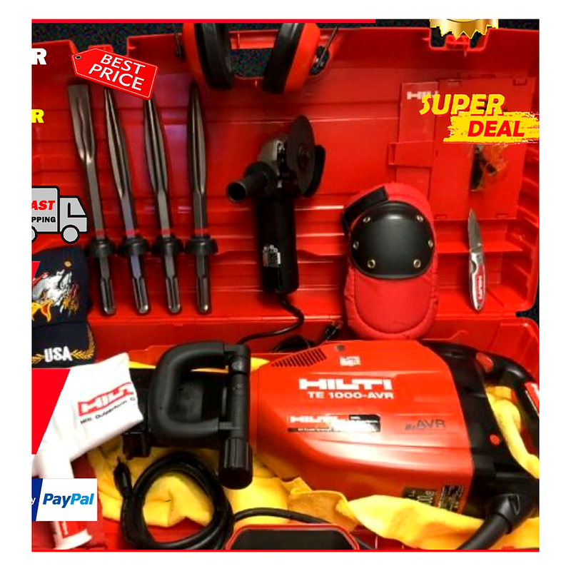 HILTI TE 1000 AVR, BRAND NEW, MADE IN GERMANY, FREE ANGLE GRINDER
