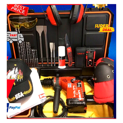 HILTI TE 15-C DRILL, PREOWNED, FREE LASER METER, PLUS EXTRAS