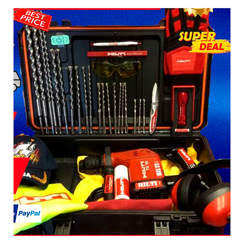 HILTI TE 15 HAMMER DRILL FREE EXTRAS, STRONG
