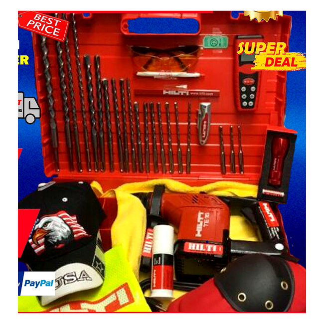 HILTI TE 15 HAMMER DRILL, GREAT CONDITION, DURABLE, FREE EXTRAS