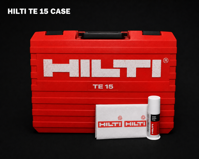 HILTI TE 15 (ONLY CASE), PREOWNED, FREE HILTI GREASE
