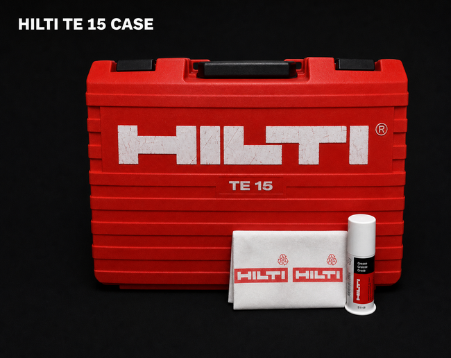 HILTI TE 15 (THIS IS ONLY CASE), PREOWNED, FREE HILTI GREASE