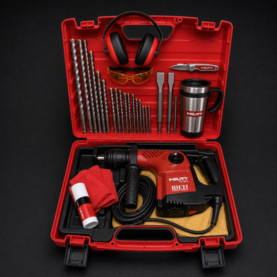HILTI TE 16-C, GREAT CONDITION, FREE BITS, CHISELS, COFFEE MUG