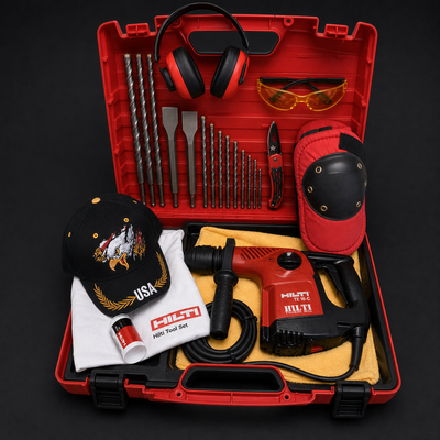 HILTI TE 16-C, GREAT CONDITION, FREE BITS, CHISELS, COMPLETE SET