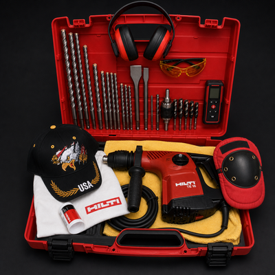 HILTI TE 16-C PREOWNED, FREE LASER METER, BITS, A LOT OF EXTRAS