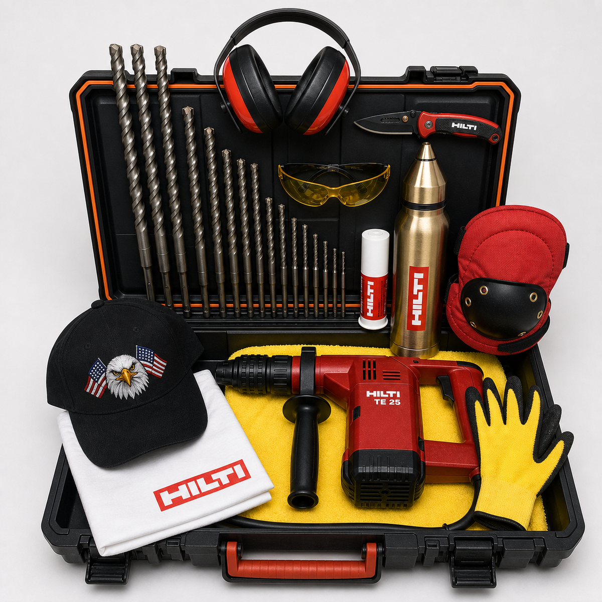 HILTI TE 25, GREAT CONDITION, FREE THERMO, BITS, A LOT OF EXTRA