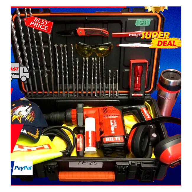 HILTI TE 25, GREAT CONDITION, PREOWNED, FREE EXTRAS