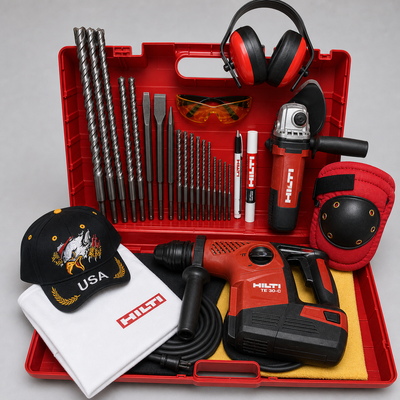 HILTI TE 30-C HAMMER DRILL, PREOWNED, MADE IN GERMANY, FREE GRINDER