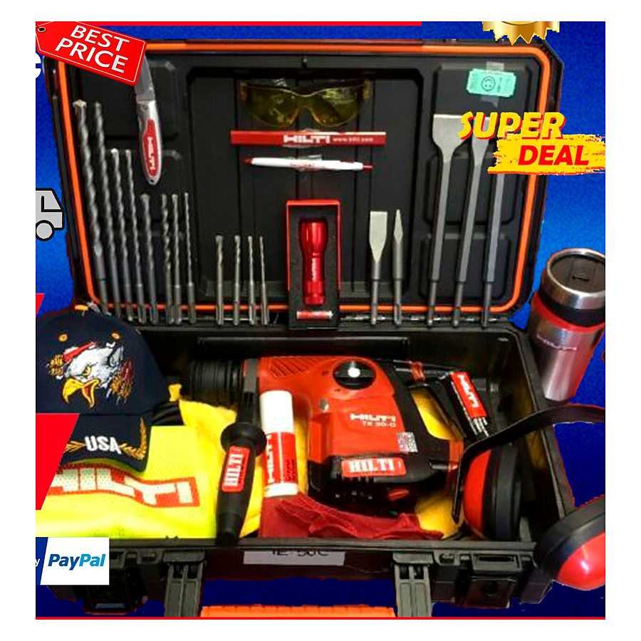 HILTI TE 30-C, PREOWNED, DURABLE, FREE TABLET, DRILLS & CHISELS