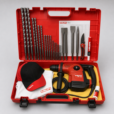 HILTI TE 35, GREAT CONDITION, ORIGINAL, STRONG, FREE EXTRAS