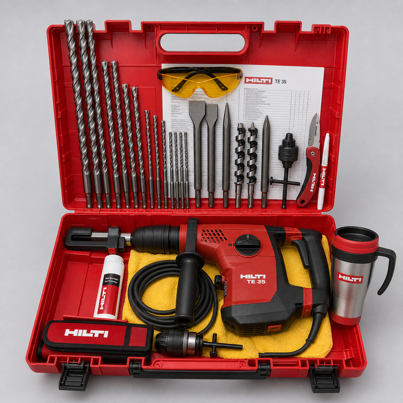 HILTI TE 35, PREOWNED, FREE BITS AND EXTRAS