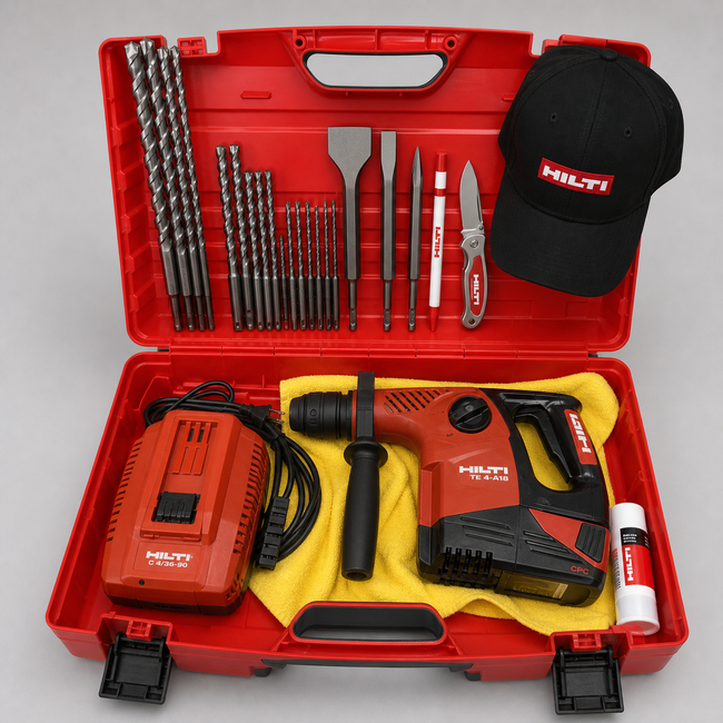 HILTI TE 4-A18, PREOWNED, FREE EXTRAS