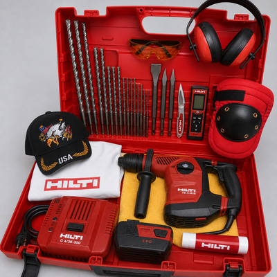 HILTI TE 4-A18 PREOWNED, FREE LASER METER, BITS AND EXTRAS