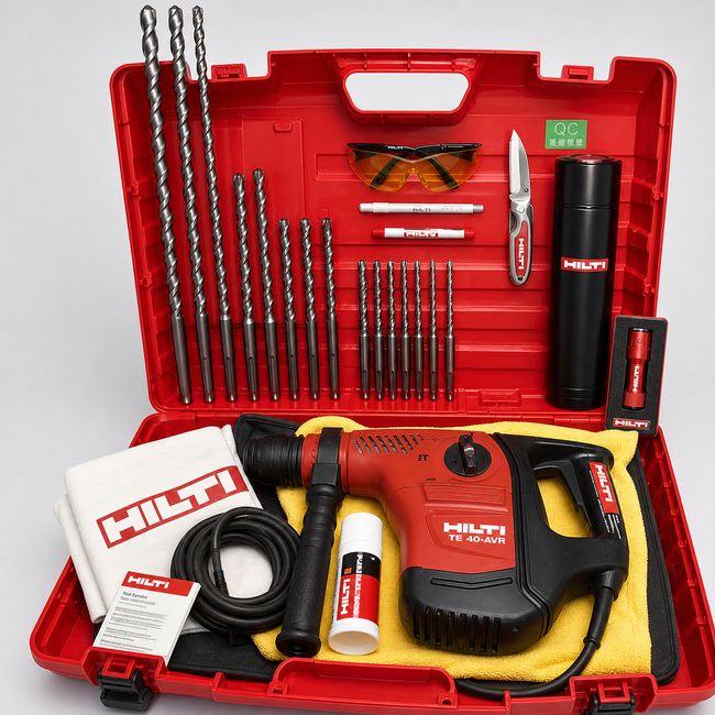 HILTI TE 40-AVR HAMMER DRILL, GERMANY, GREAT, FREE HILTI THERMO
