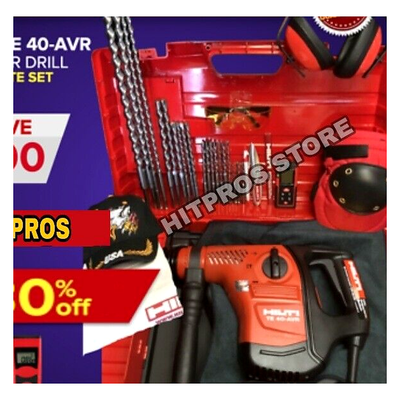 HILTI TE 40 AVR HAMMER, PREOWNED, FREE LASER, EXTRAS