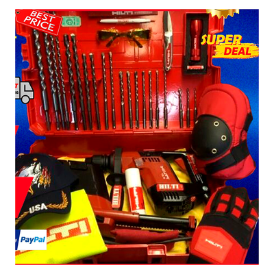 HILTI TE 5 HAMMER DRILL, W/ TE 5 DRS DUST, STRONG, FREE EXTRAS