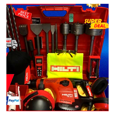 HILTI TE 50, GREAT CONDITION, 2 YEARS WARRANTY, LOADED SET, FAST SHIP