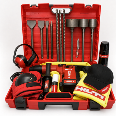 HILTI TE 55 HAMMER DRILL, NICE CONDITION, FREE HILTI THERMO, FAST SHIP