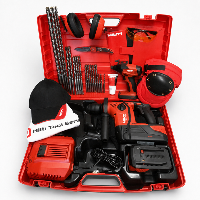 HILTI TE 6 A-36 HAMMER DRILL, NEW, FREE SID 2-A, BITS, A LOT EXTRAS, FAST SHIP