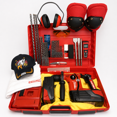 HILTI TE 6-A36 DISPLAY, FREE LASER METER, BITS, FAST SHIP