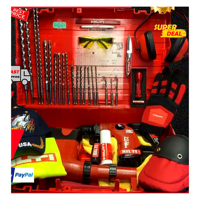 HILTI TE 6-S HAMMER DRILL, WITH TE DRS-M, FREE EXTRAS