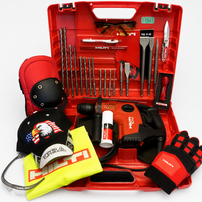 HILTI TE 7-C HAMMER DRILL, BRAND NEW, STRONG, FREE EXTRAS