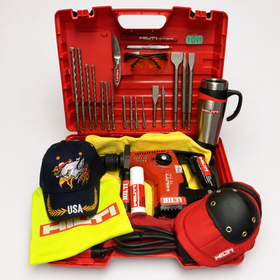 HILTI TE 7-C HAMMER DRILL, PREOWNED, FREE HILTI COFFE MUG