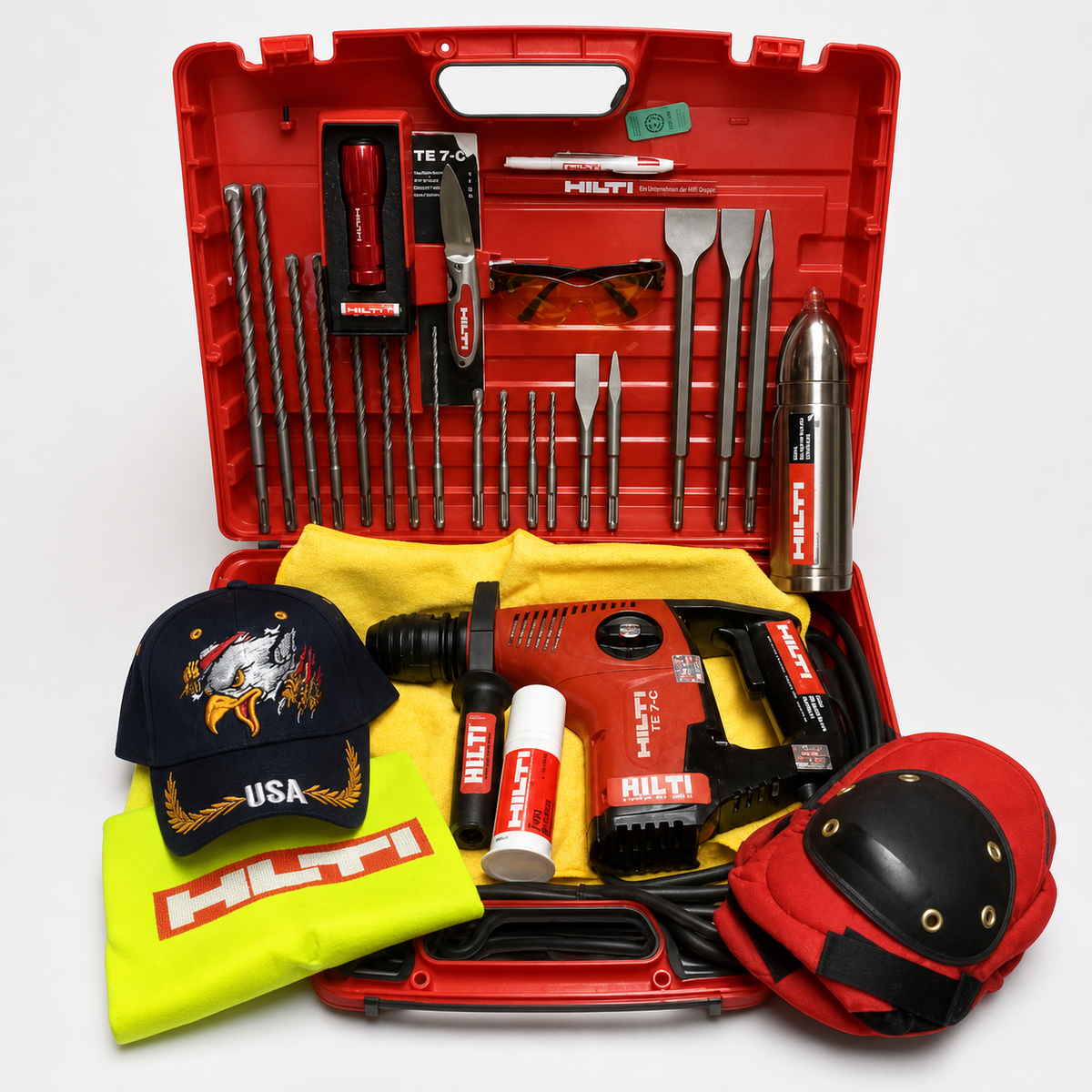 HILTI TE 7-C HAMMER DRILL, PREOWNED, FREE HILTI THERMO