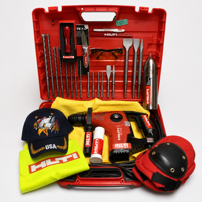HILTI TE 7-C HAMMER DRILL, PREOWNED, FREE HILTI THERMO