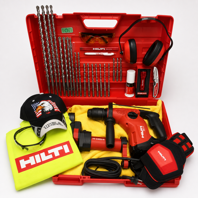 HILTI TE 7, BRAND NEW, WITH TE DRS-M, FREE EXTRAS, STRONG