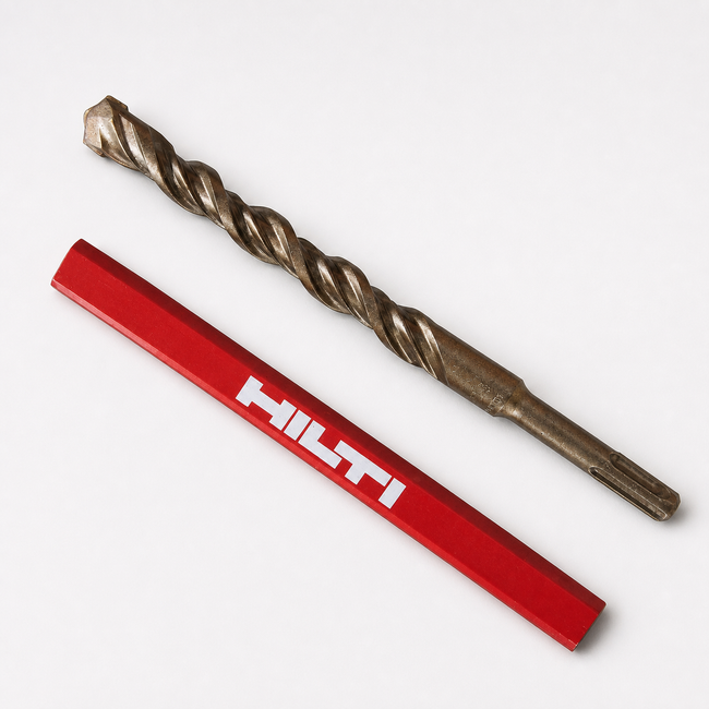 HILTI TE-C 5/8 x 8", SDS PLUS, PREOWNED, FREE HILTI PENCIL, FAST SHIPPING
