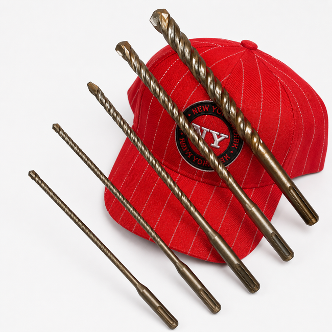 HILTI TE-CX 1/2", 3/8", 1/4", 3/16" SDS PLUS, SET OF 5, FREE HAT, FAST SHIP