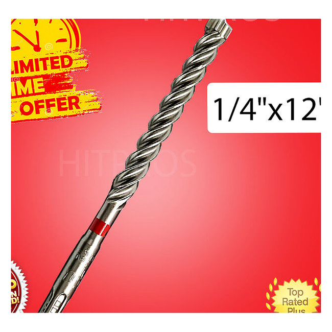 HILTI TE-CX 1/4" X 12", NEW, FREE HAT, MADE IN GERMANY, FAST SHIPPING