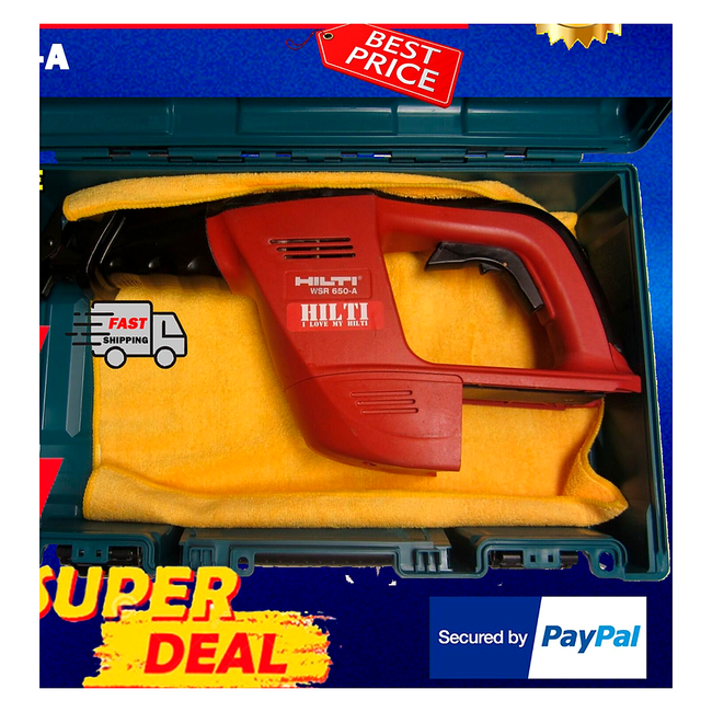 HILTI WSR 650-A, W/ FREE CASE, GREAT CONDITION, STRONG, DURABLE, FAST SHIPPING