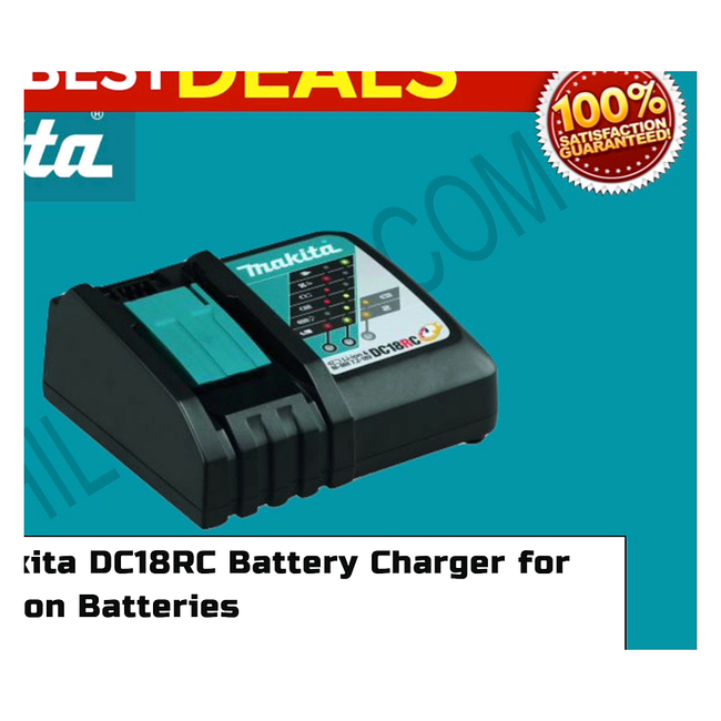 MAKITA DC18RC - 18V Lithium-ion Battery charger
