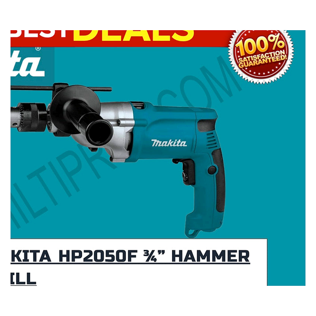 Makita HP2050F 3/4" Hammer Drill, with L.E.D. Light