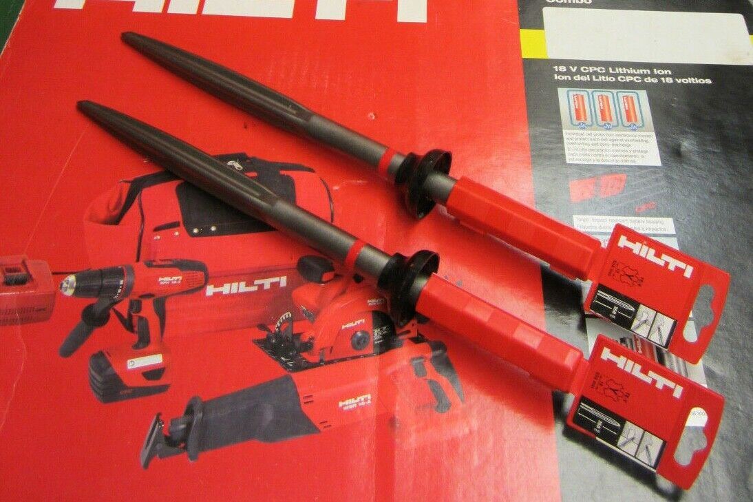 (2) HILTI TE-YP SM 14" POINTED CHISEL,FREE HAT