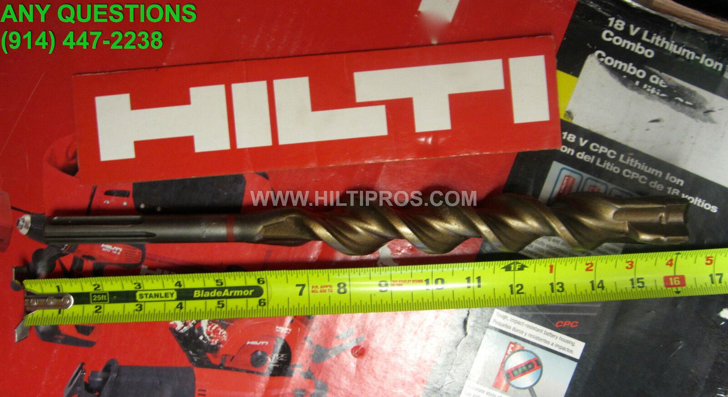 HILTI 1-1/2"x 15" TE-Y FREE HILTI EXTRAS, GREAT CONDITION