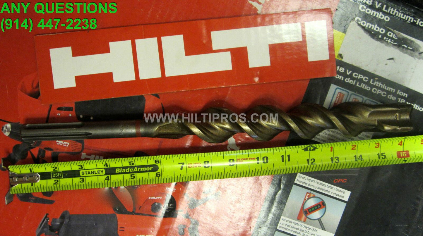 HILTI 1-1/2"x 15" TE-Y FREE HILTI EXTRAS, GREAT CONDITION