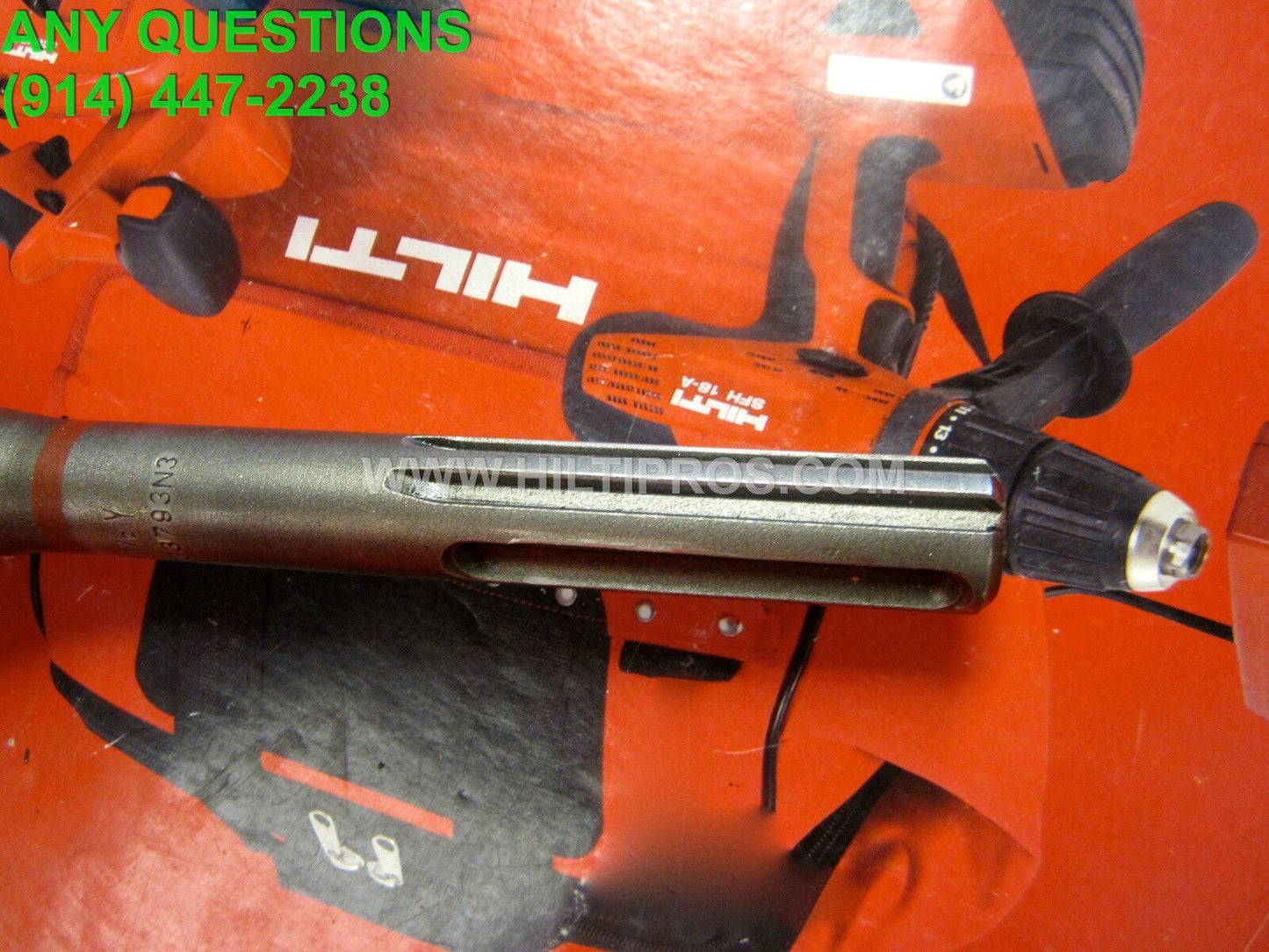 HILTI 1-1/2"x 15" TE-Y FREE HILTI EXTRAS, GREAT CONDITION