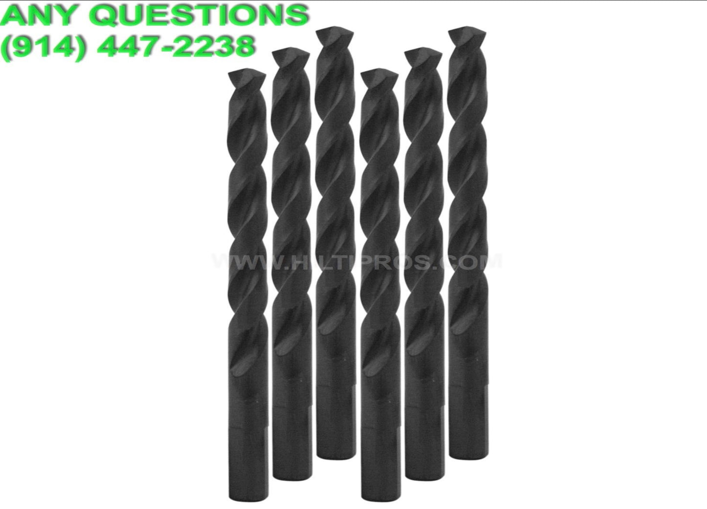 Milwaukee 48-89-2836 5/16" Thunderbolt Black Oxide Drill Bit, 6-Pack