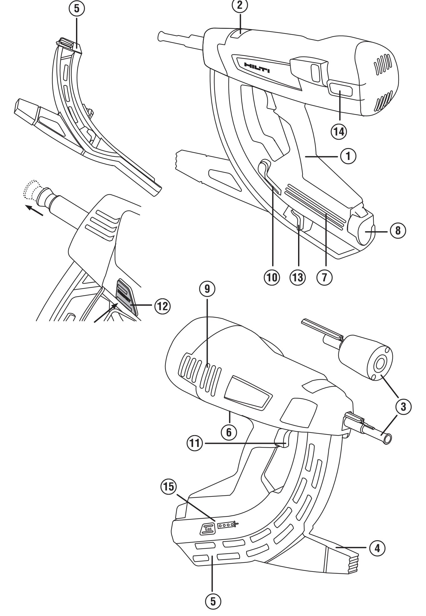 HILTI GX 120 PARTS