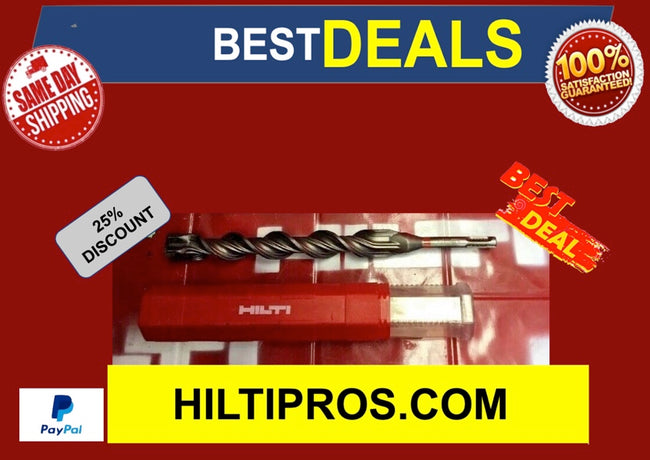 HILTI DRILL BIT 5/8" X 9" SDS PLUS SET OF 2