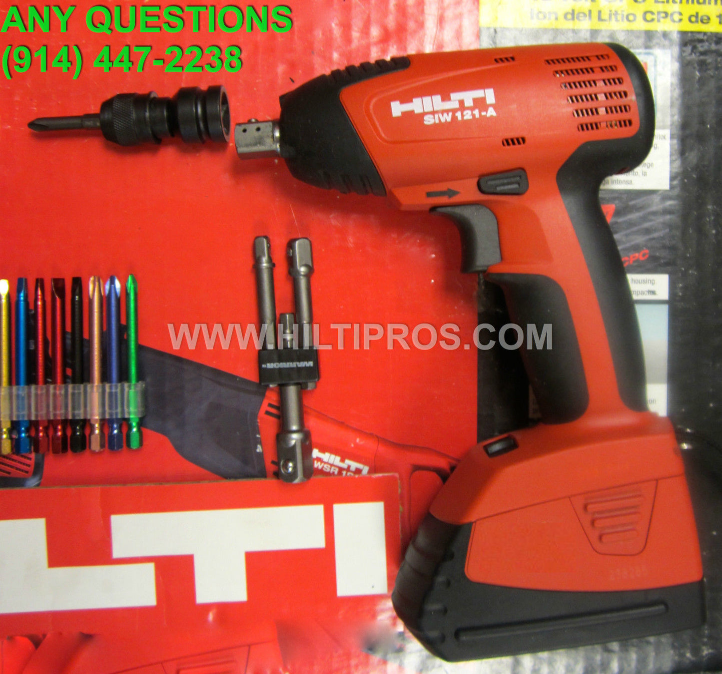 Hilti IMPACT CORDLESS ( SID / SIW) 1/2" WRENCH /DRIVER SET BRAND NEW